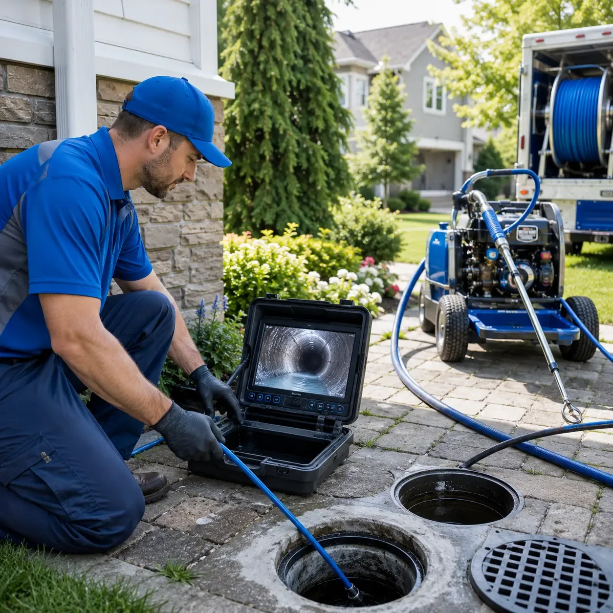 Outdoor drain cleaning professionals serving Glen Campbell, PA