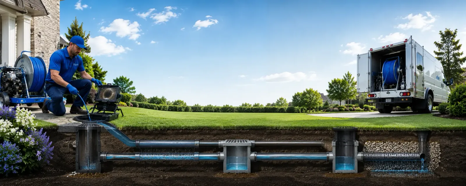 Outdoor drain cleaning information for Glen Campbell, PA
